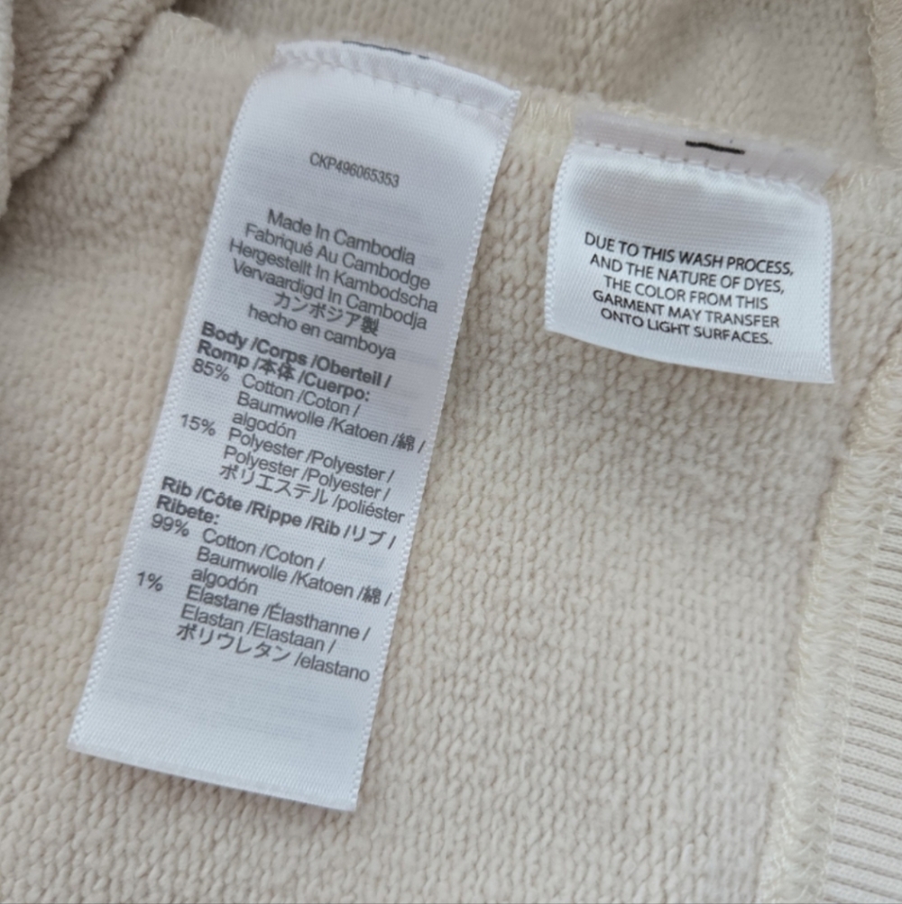 Madewell Crewneck Sweatshirt With Side Pockets M - Picture 11 of 12